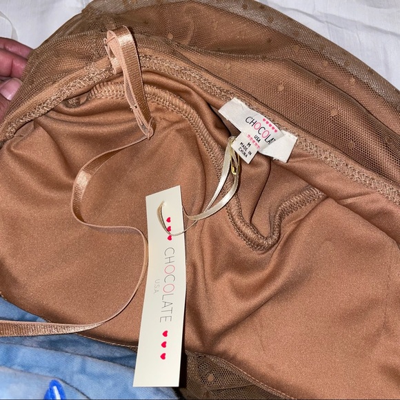 Nude Chocolate mini dress - Picture 2 of 2